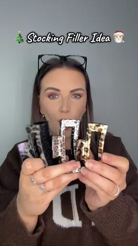 Stocking Filler #stockingstuffer #stockingfillers #clawclip #leopardprint 