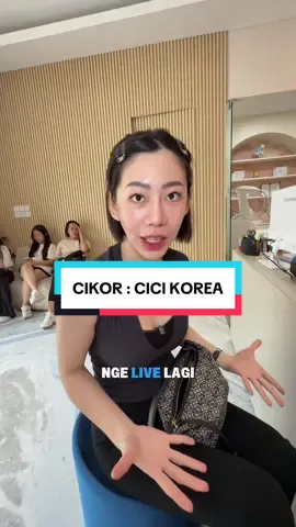Sekarang bukan cici korset ya, tapi cici korea 🤪😂