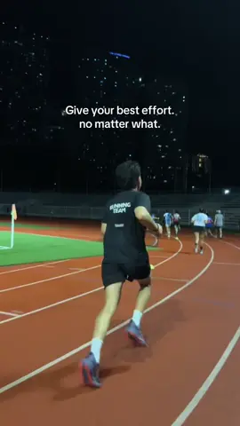 Give your all — in running and in life, the real win is in the effort.       #Running #motivation #runtok #inspiration 
