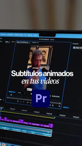 Cómo animar los subtítulos de tus vídeos en Adobe Premiere #adobepremiere #tutorialpremierepro 
