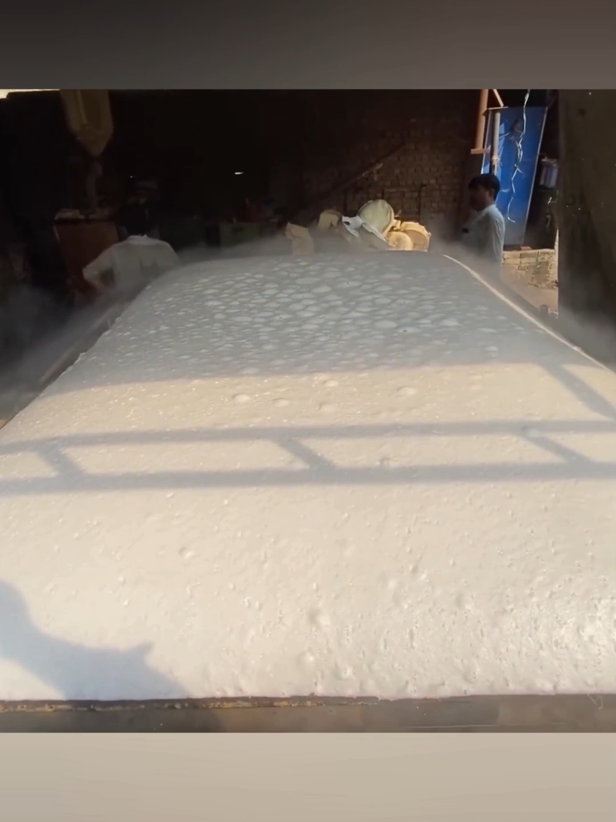 PU Sponge Manufacturing Process | Inside Foam Factory in Houston, USA #technology #PUSponge #FoamMaking 