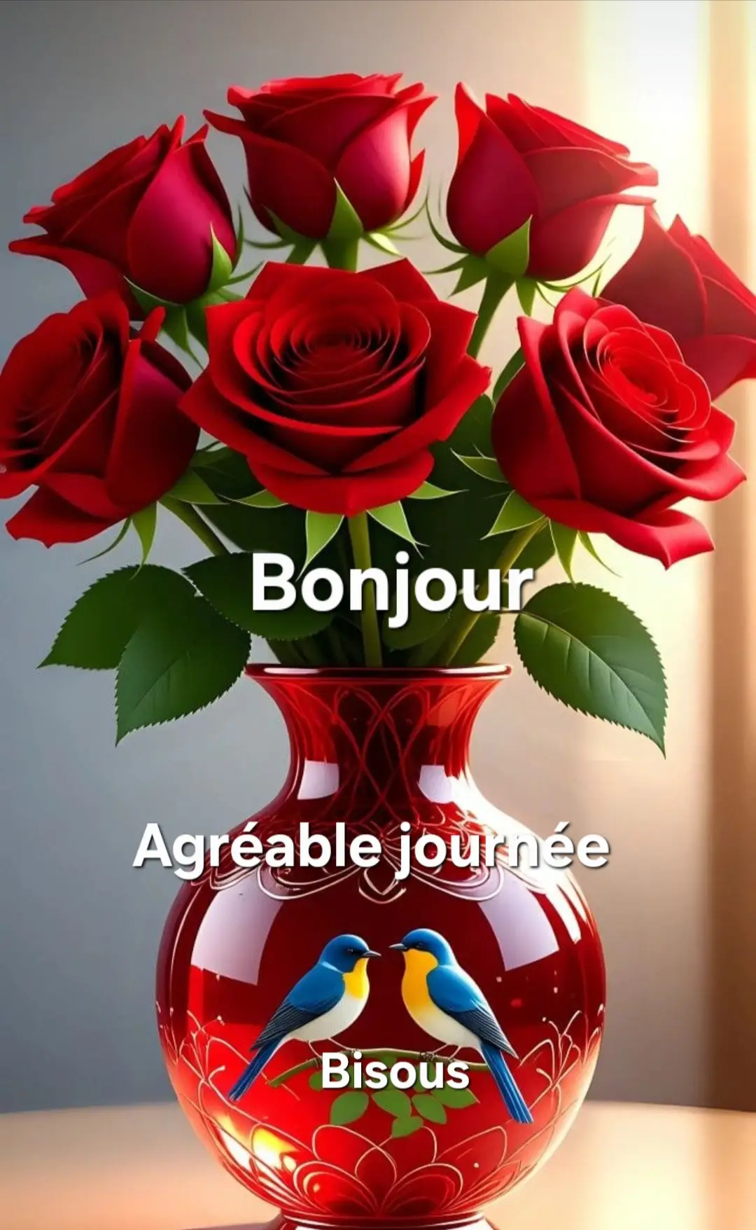 #bonjour #bon #matin #bisous 