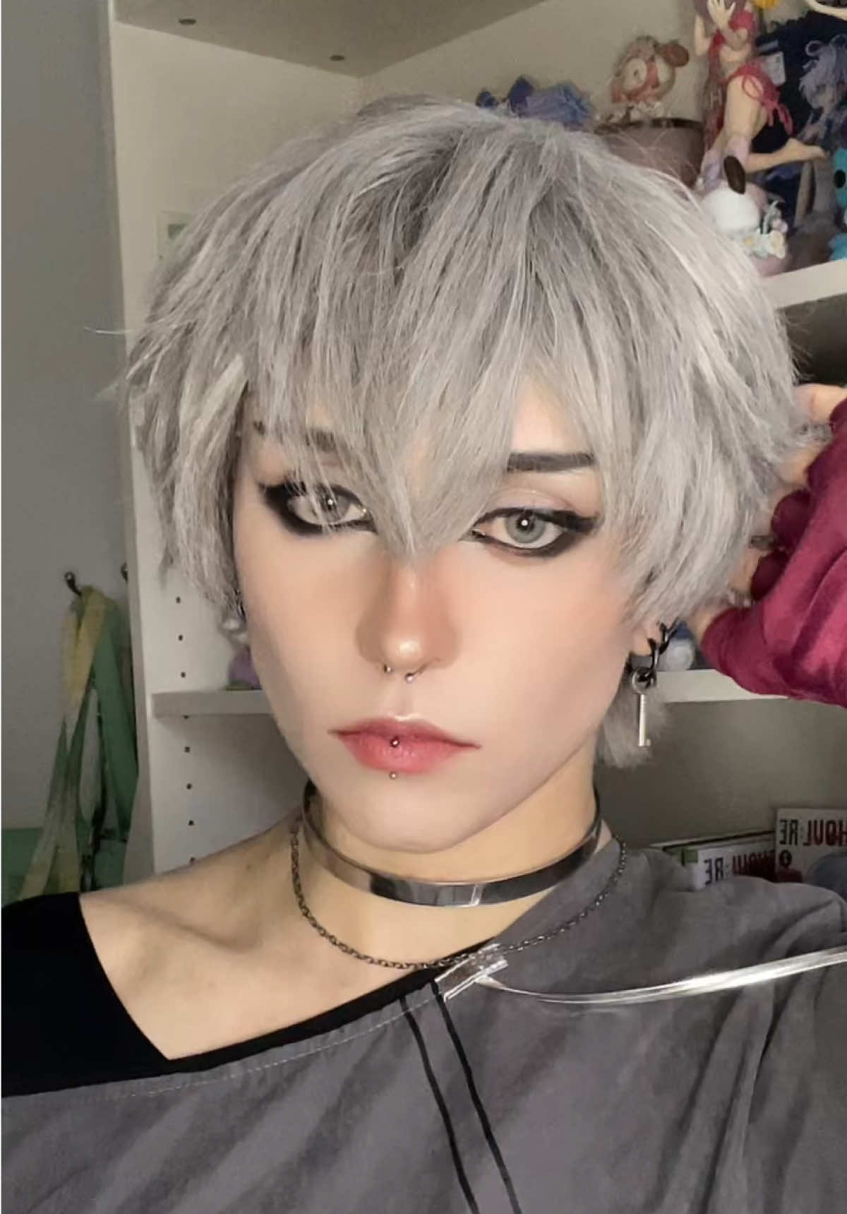 Thank you for 7k!! 🎉 Tears trend AGAIN since some of you asked 👀 (I can’t listen to the song anymore tho 😭) #tearstrend #alienstage #tillcosplay #tearstrendcosplay #alienstagecosplay 