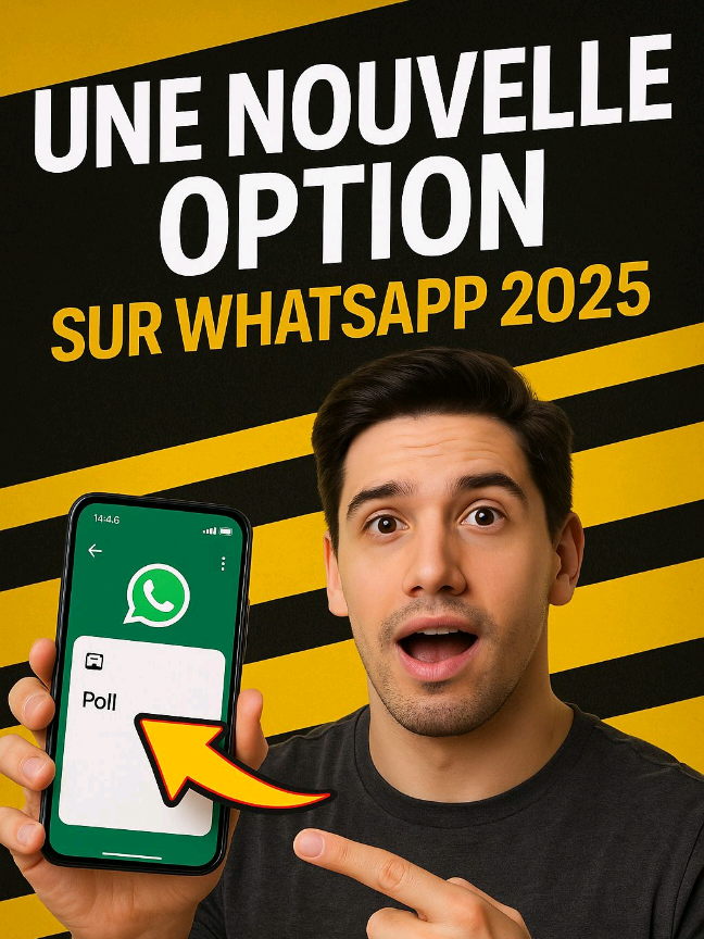 Partie 60 | VOICI UNE NOUVELLE OPTION SUR WHATSAPP  #WHATSAPP  #ASTUCES  #Tech  #2025  #france🇫🇷 