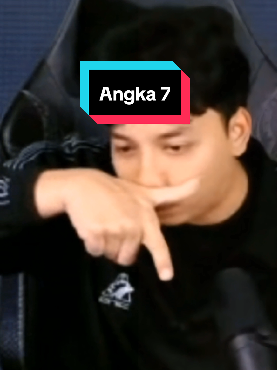 Sanz dengan angka 7 nya 😝👆 #onicsanz #luthfihalimawan #onicesport #rrqhoshi 