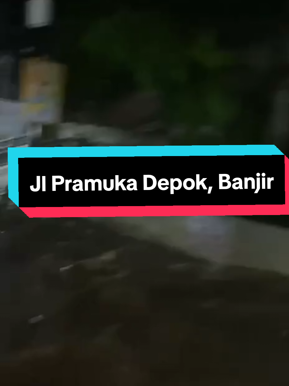 Depok Banjir, Di jalan pramuka ni deket kodim mampang 17/10/25