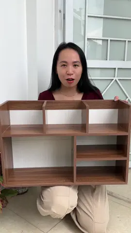 Kệ sách gỗ đa năng có hậu phía sau #xuhuong #ngocminhminh89 #kesach #kesachdeban #kesachgo 