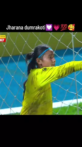 beautiful girl #jharanadumrakoti #nepalifootball #💗💗💗 #💯💗 