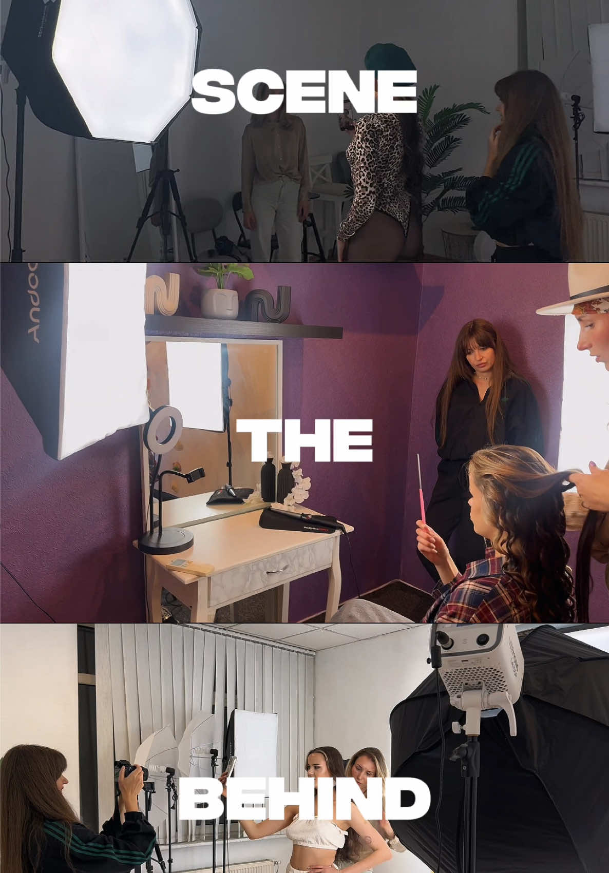 Backstage vibes 💜✨ Girls’ photoshoot in our studio! Book your session and let’s create something unforgettable 📸  #lumorrastudio #lumorra #photography #photoshoot #model 