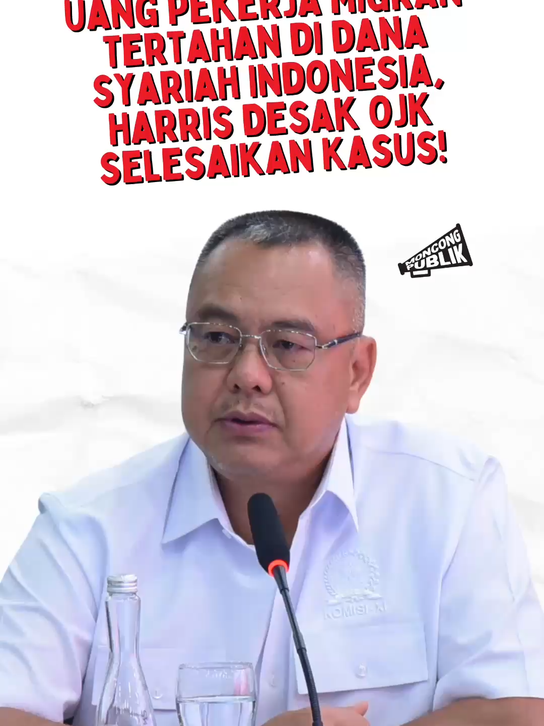 Kasus dana tertahan di Dana Syariah Indonesia kembali jadi sorotan. Sejumlah pekerja migran mengeluhkan gagal bayar yang dilakukan oleh lembaga tersebut, sehingga uang hasil kerja keras mereka di luar negeri belum kunjung bisa dicairkan.  Kondisi ini tentu menimbulkan keresahan dan kerugian bagi banyak pihak.  Menanggapi hal ini, Anggota Komisi XI DPR RI Fraksi PDI Perjuangan, Harris Turino, mendesak Otoritas Jasa Keuangan (OJK) untuk segera turun tangan. Menurutnya, kasus ini tidak bisa dibiarkan berlarut-larut karena menyangkut kepercayaan masyarakat terhadap lembaga keuangan syariah di Indonesia.  Harris menegaskan, penyelesaian yang adil dan transparan harus segera dilakukan agar tidak ada satu pun pekerja migran yang dirugikan. Negara wajib hadir untuk melindungi hak-hak warganya, terutama mereka yang bekerja jauh dari tanah air demi keluarga. #moncongpublik #pdiperjuangan #fraksipdiperjuangan #harristurino #danasyariah #pekerjamigran #migran #ojk