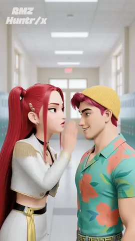 🥺💖😠 Jinu protects Rumi from her bad friend Mira #kpop #huntrix #케이팝데몬헌터스 #rumi 