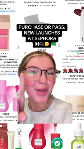 @sephora I fear I need them all 😅 @Patrick Ta Beauty @rhode skin @Glow Recipe @REFY @Facile Skin @Beauty of Joseon US #sephora #newlaunches #newskincare #newproduct #sephoramusthaves 
