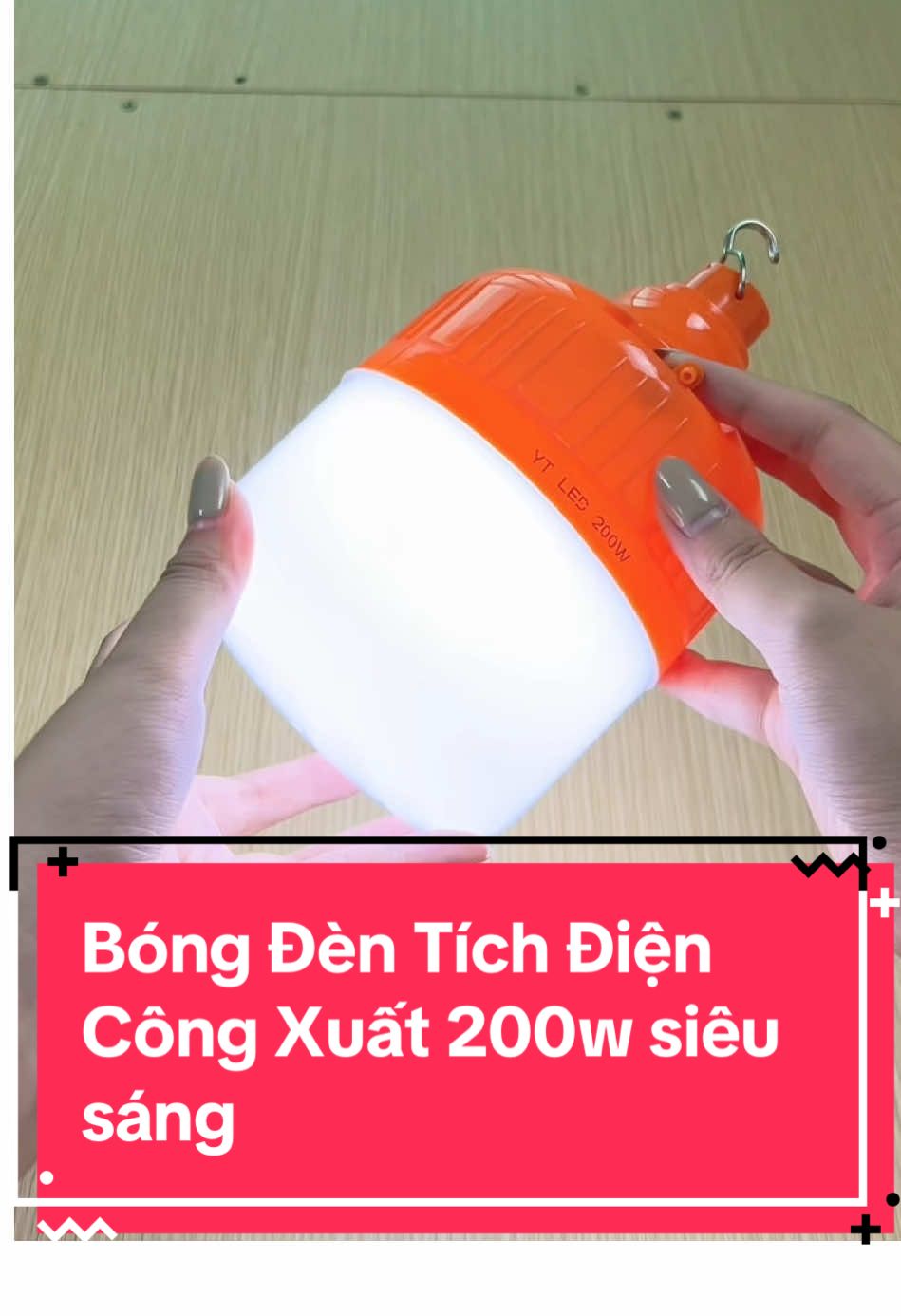 Bóng Đèn Tích Điện 200w Siêu Sáng Tiện Lợi Đa Năng Treo Mọi Nơi Mọi Ngươit Nhanh Tay Săn Kẻo Lỡ Nha #xuhuong #bongdenled #bongdentichdien200w #bongden 