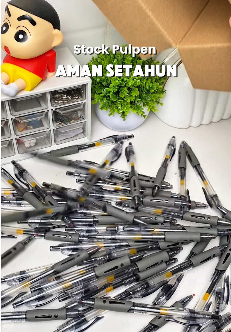 ini mah sampe cucu cicit ga bakalan abis wkwk, buat yang punya otak bisnis pasri main nih🤑 #pulpen #pulpenmurah #pulpen50pcsmurah 