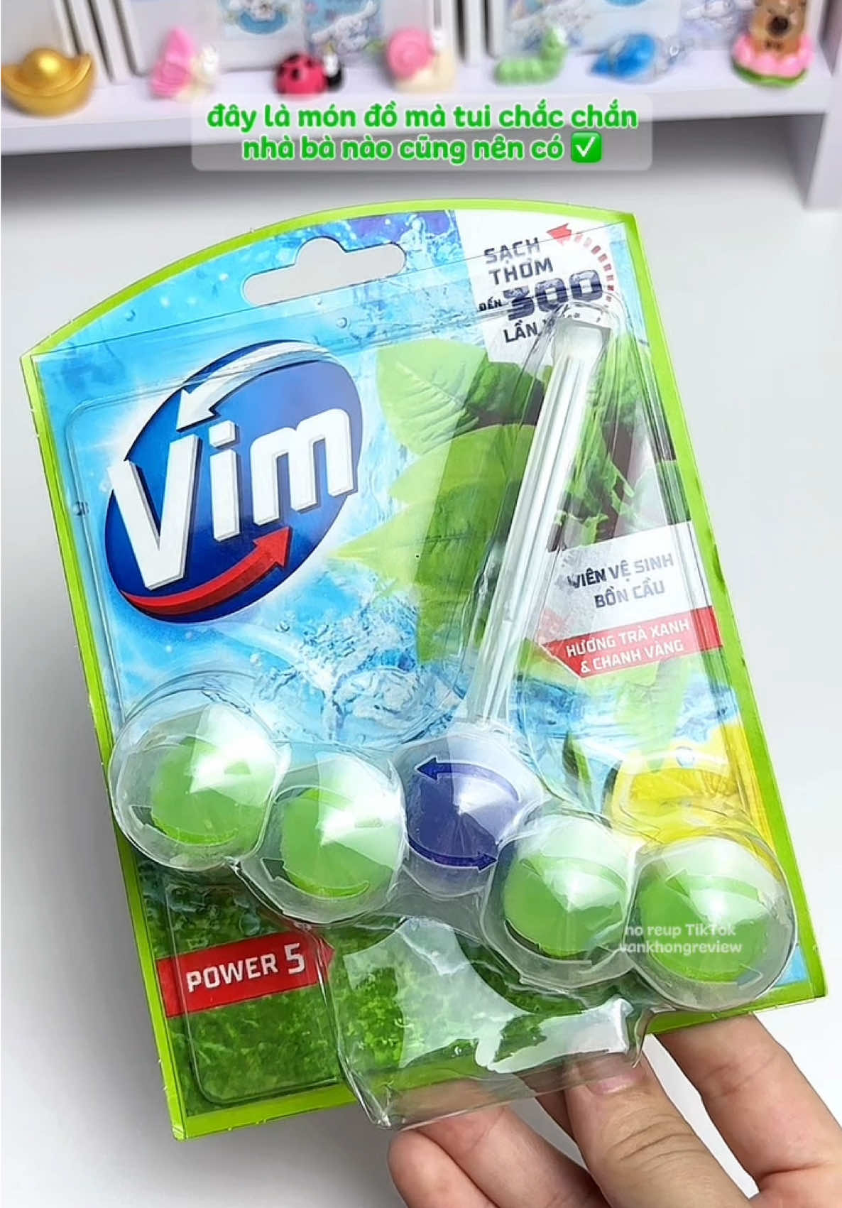 Vừa sạch - Vừa thơm - vừa tiết kiệm đến tận 300 lần xả : Viên treo vệ sinh bồn cầu Vim✨#review #vim #vienxaboncau #hoptaccungunilever #vankhongreview 