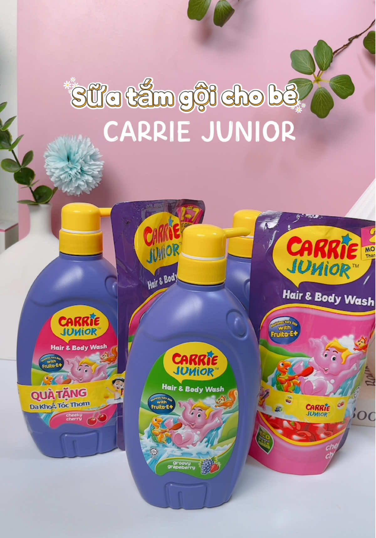 Sữa tắm cho bé Carrie Junior #suatamchobe #suatamcarriejunior #carriejunior #suatamgoitreem #meohamchoi999 