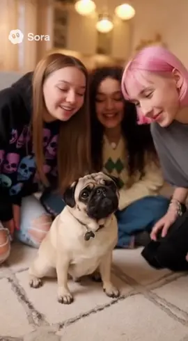 #PugLife #MopsMood #DogTok #sora #мопс 
