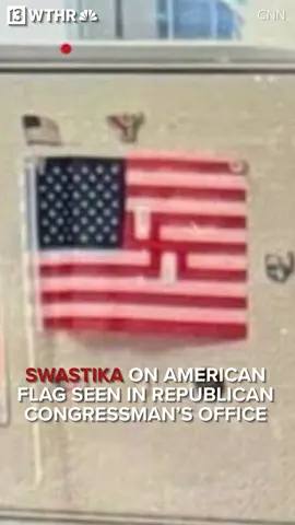 U.S. Capitol Police are investigating how an American flag with a swastika on it got into Rep. Dave Taylor's (R-Ohio) office, according to Politico.