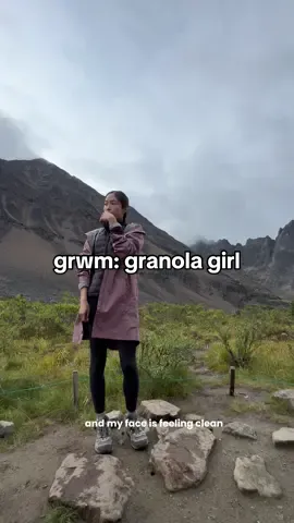 back to being a granola girl 🥹 Dw I’m still having a corporate crash out silently 😂 #outdoorsy #outdoorlife #hikingadventures #grwm #bucketlist  @REI @Backcountry @Supergoop @Moonbow Skin @sephora @rhode skin @Origins Skincare @Patrick Ta Beauty @Tatcha US 