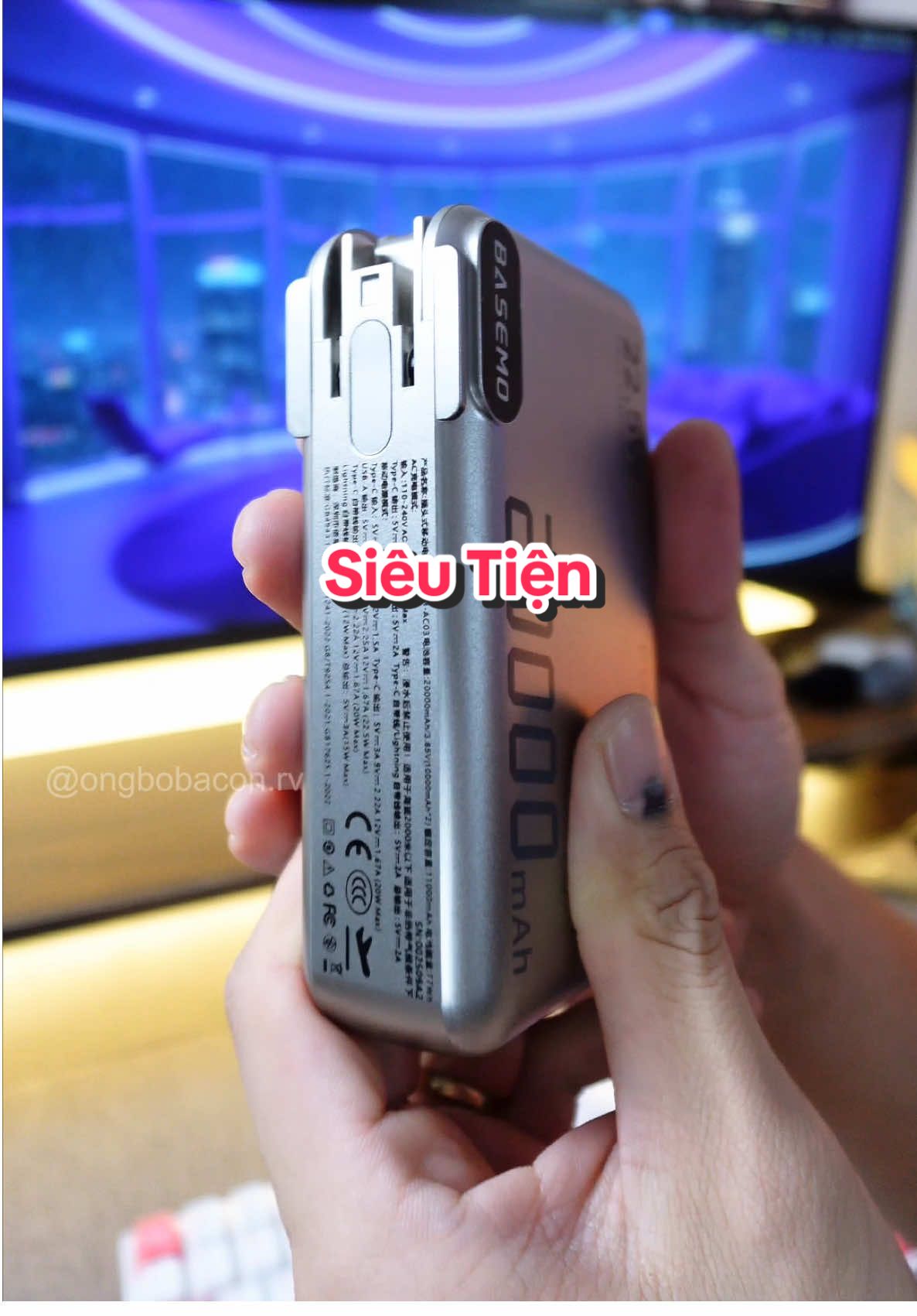 Sạc dự phòng BP26 của nhà Bonne vừa xịn vừa tiện #ongbobaconreview #LearnOnTikTok 