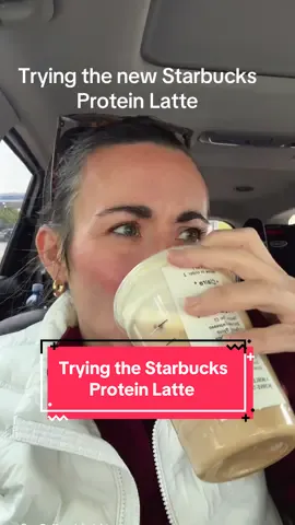 Trying the new Starbucks protein latte with the protein cold foam. I customized it by reducing the sugar free syrup, adding 1 pump of pecan, blonde espresso, and adding the pecan protein cold foam. #starbucks #proteincoffee #protein #weightloss #glp1 
