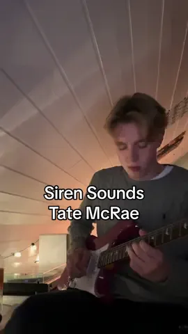 Siren Sounds - @tate mcrae but on guitar 🎸 #guitartok #tatemcrae 