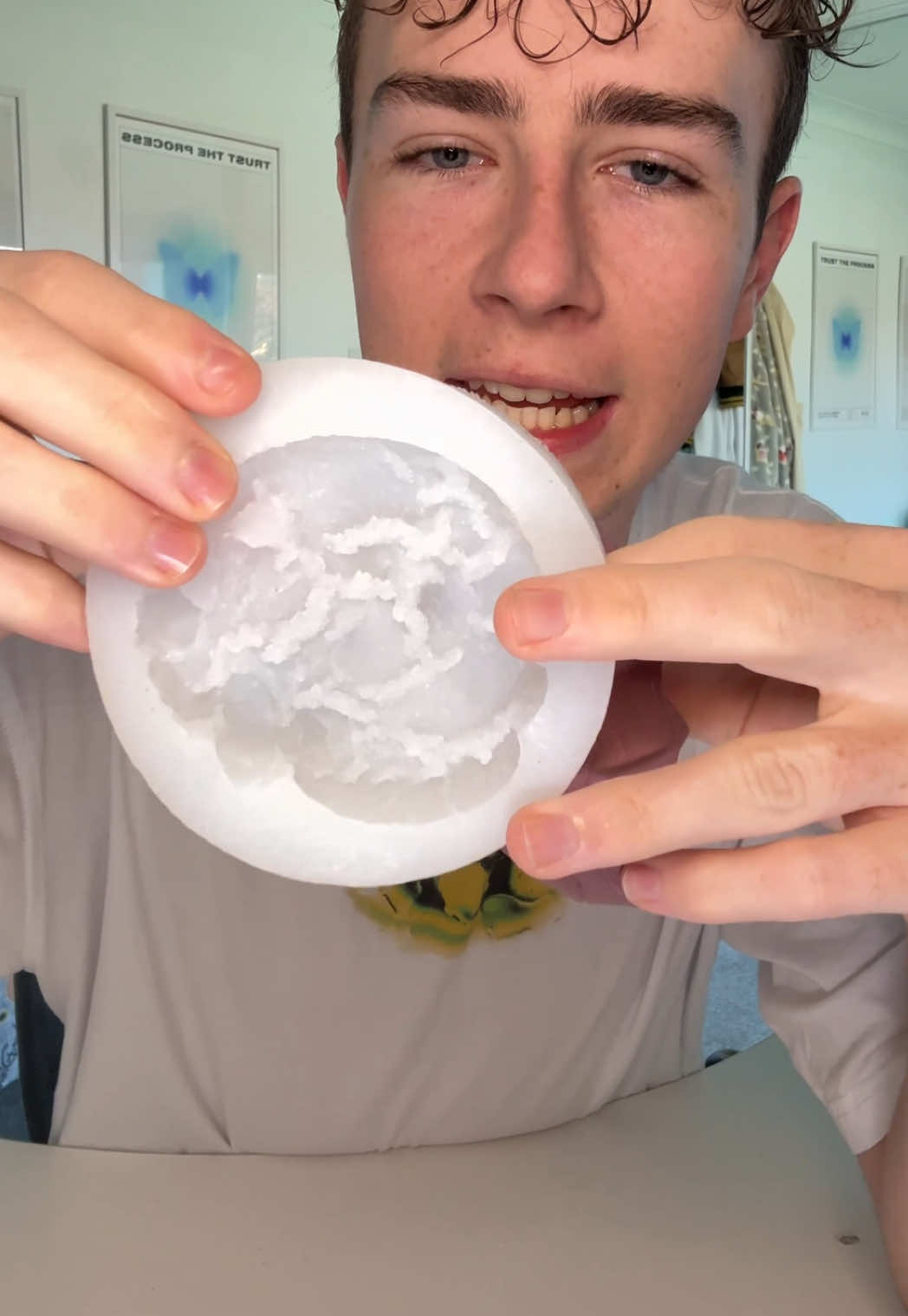 Moonbeam Icecream crumbl cookie slime #crumblcookie #slime #slimeasmr #asmr #satisfying 