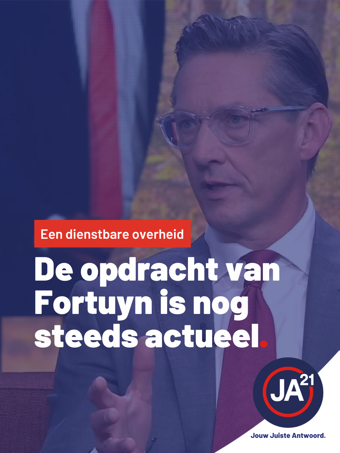 'Twintig jaar na Fortuyn is zijn opdracht nog steeds actueel. Het gaat niet alleen over migratie of integratie, maar ook over een overheid die dienstbaar is aan burgers, niet aan zichzelf.' Aldus Joost Eerdmans bij Goedemorgen Nederland 👇 #JA21 #politiek #tweedekamer #rechts #nederland #Eerdmans #asiel #fortuyn