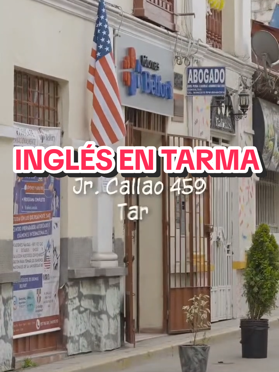 INGLÉS en Tarma, aprovecha nuestras oportunidades con convenios y nuestras promociones de fin de año. #TARMA #tarma_peru🇵🇪❤️ #tarmeñito❤️ #inglesentarma #idiomasbelfort 