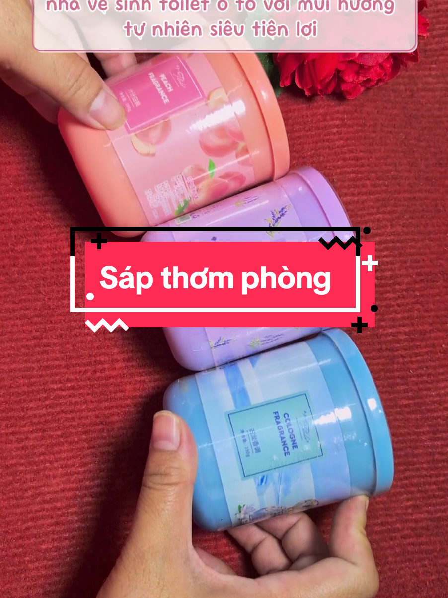 Sáp thơm phòng khử mùi phòng ngủ nhà vệ sinh toilet ô tô với mùi hương tự nhiên siêu tiện lợi #sapthomphong #sapthom #sapthomoto #hangtieudung #nhacua 