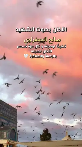 الآذان بصوت الشهيد صالح الجعفراوي 🤍🌿 #الاذان #شهيد_الكرامه_رحمه_الله_عليك_يابطل #الشهيد #صالح_الجعفراوي #صلوا_على_رسول_الله 