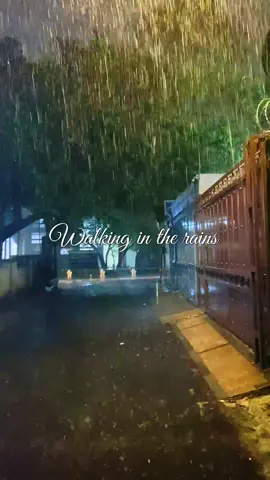 Berjalan di tengah derasnya hujan… ⛈️🌧️🌧️ 📍Pejaten Barat, Jakarta Selatan #jakarta #jakartaselatan #rain #hujan #night 