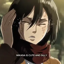 she so cute#mikasa #mikasaackerman #AttackOnTitan #shingekinokyojin #anime 