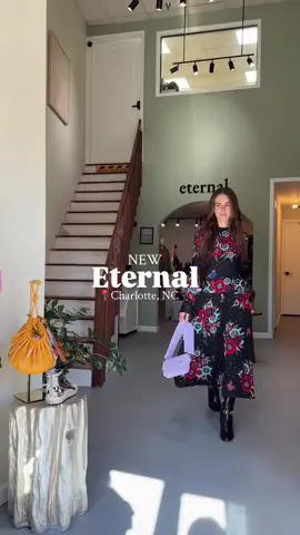 ✨🛍️NEW Luxury Consignment Shop in Charlotte! Eternal is more than just a boutique, it’s a reflection of everything the owner has learned and loved about the world of fashion.  👠What truly sets @shopwitheternal apart is the styling aspect, everything at the store is about helping people feel confident, effortless, and put together no matter where the day takes them! With pieces from all over the world and brands like Chanel, Golden Goose, Louis Vuitton, and more, you can find the perfect outfit for any occasion.  👗Owner @maria_lumb_ was born and raised in Europe and shaped by years in the contemporary and luxury worlds between New York and Miami. She wanted to create a space that blends both timeless style with a modern, personal touch! 🎉Don’t miss the @shopwitheternal Grand Opening Party happening on Oct. 23rd from 5-8pm! This will be an evening of fashion, connection, + community. Dress code: Wear a funky dress or outfit you have never worn before!  ⏰Hours:  Mon-Fri 10am-6pm  Sat 10am-5pm 📍901 S Kings Dr. Suite #160 #CLTGuide #CharlotteNC 