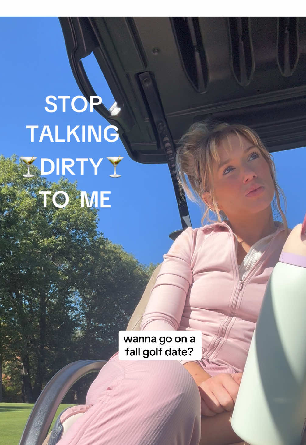 It’d be a lot more fun than always golfing with strangers!!! #boston #date #golf #funny #girlswhogolf  