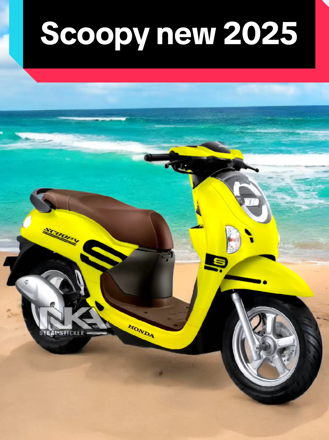 Decal Stiker Fullbody Motor Scoopy New 2025 Stiker Decal Variasi Motor Scoopy 2025 #scoopy2025 #decalmotor 