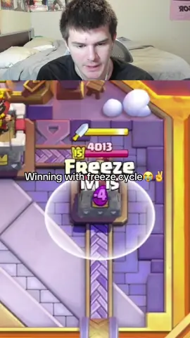 Are you feeling cold?🥶 @RComedybaby🤝 #clashroyale #gaming 