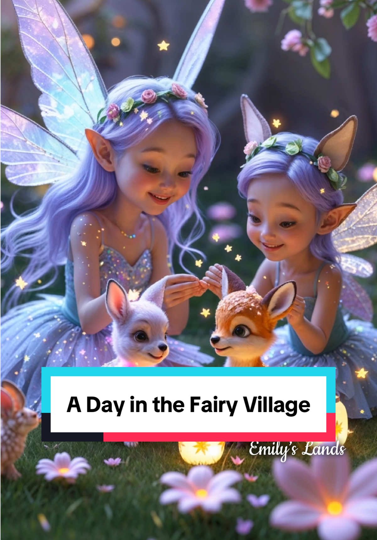From morning light to twilight glow, the fairies spend their days surrounded by flowers, laughter, and tiny woodland friends. Every cup of tea, every fluttering wing tells a story of peace and kindness. ✨ Generated with love via basedlabs.ai 💜 #AIart #Fantasy #Fairy #Dream  #ai