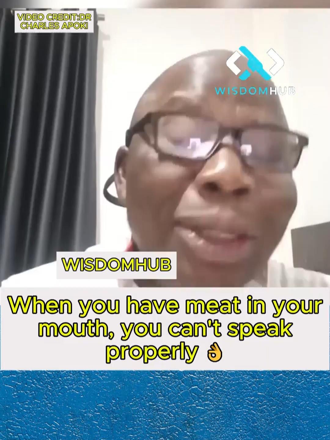 When you have meat in your mouth, you can't speak properly 👌 #wisdomhub #trendingvideostiktokpk #viralvideostiktoks  #nigeriatrendingnews #nigerianpolitics #viral_video  #electoralreform #everyone #virialvideo #trendingvideos  #virel