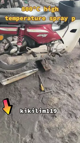 800°C high temperature spray p #high #temperature  #motos #motor #kikilim119 
