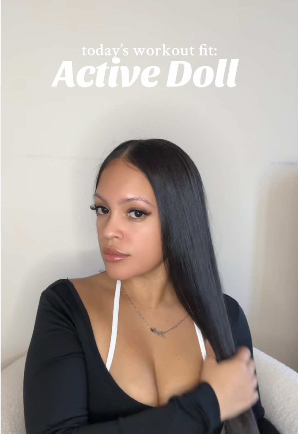 I love this set from @theonlygorgeousdoll @SHOPACTIVEDOLLS I should’ve gotten another color  when this set dropped 😭 #fyp #womensactivewear #justagirl #FitnessAtHome #activedoll 