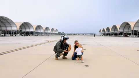 Military Home coming: F-35B Lightning II Pilot