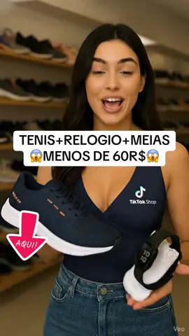 TENIS+RELOGIO+MEIAS 😱MENOS DE 60R$😱