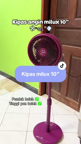 Kipas lawa + angin kuat + tak bising = combo perfect untuk rumah! 😍 Confirm tak menyesal beli 😌 #kipasangin#standingfan#kipasviral#homeessentials#kipasrumah 