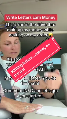 Who says you need a 9-to-5 to make real money? 💌 I started writing $5 letters from home — and now I make cash anywhere I go. From car line to soccer practice, my side hustle fits right into mom life. ✍️👩‍👧‍👦 If you can write, you can earn. Ready to start your own letter-writing hustle? FOLLOW & COMMENT “info” DISCLAIMER: senditids.com  #MomBoss #WorkFromHomeHacks #SideHustleForMoms #ExtraIncomeIdeas #LetterWritingSideHustle