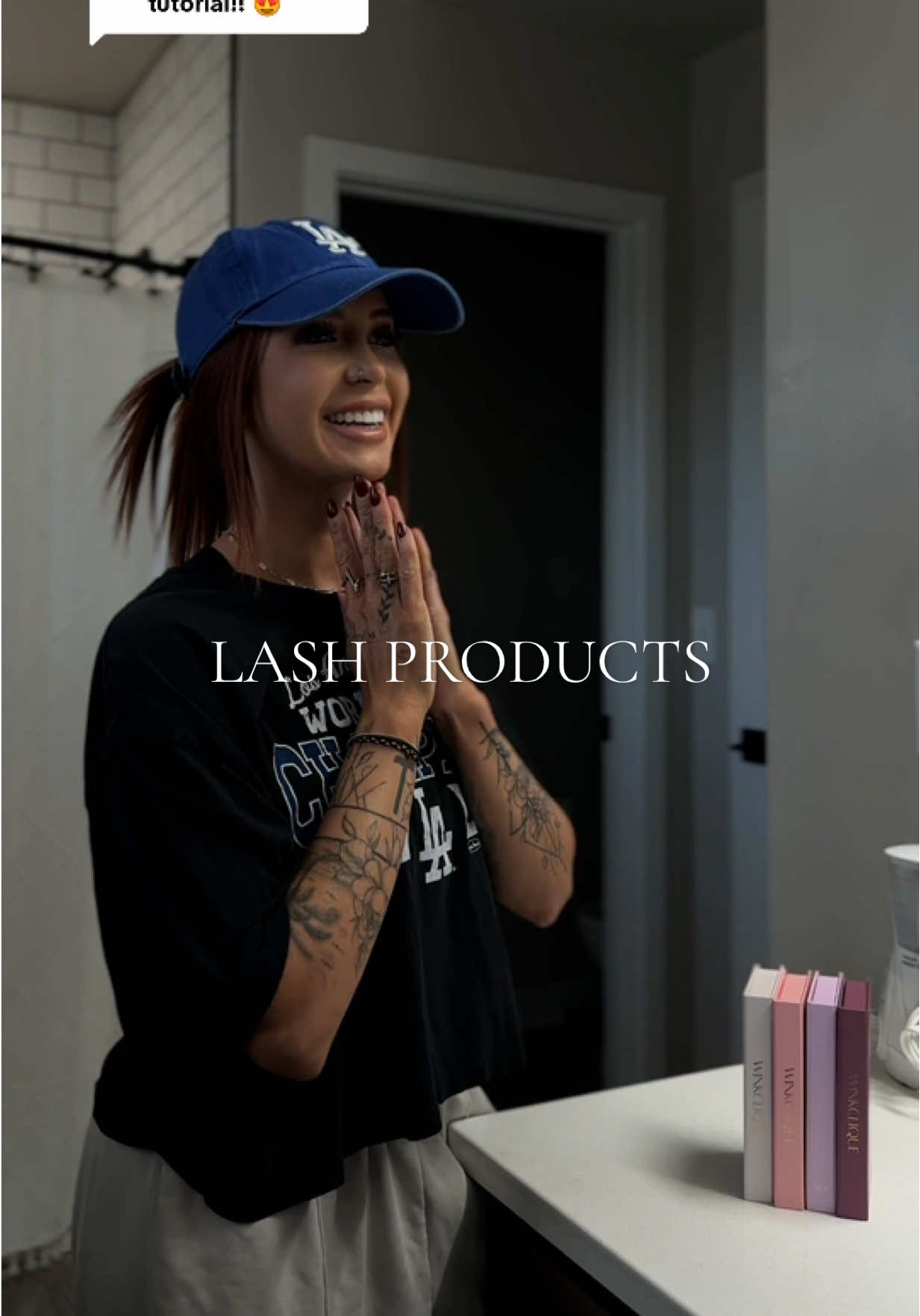 Replying to @CLARA I’m kind of a hot mess, so hopefully this was helpful. 😂 Also, I forgot to mention, make sure to curl your natural lashes before applying the clusters. #lashtutorial #winkclique #grwm #fyp #foryoupage 