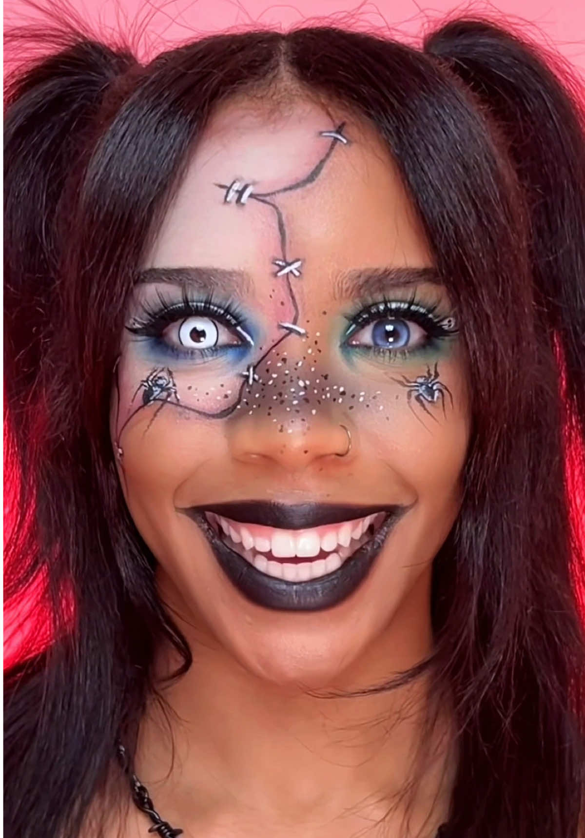 CUTE ✅ or FAIL? ❌ Filters Pick My Halloween Makeup! 👻 #halloweenmakeup #makeup #makeupchallenge 