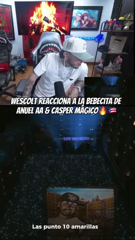 La bebecita Anuel AA & Casper Mágico 🔥🇵🇷#trap #anuel #wescol #reaction #music 