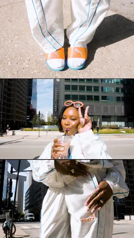 I’m shawty, it’s my birthday! 🎈 I feel like @PUMA knew too! Cause they let me rock this Fenty drop early 🤭🥳💙 #happybirthday #puma #fenty #fentypuma 