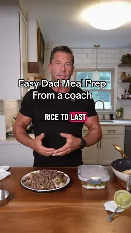 Chef? No. Coach who meal preps like a dad on a mission? Absolutely. Rice, beef, and chicken meatballs. All found at Costco and macro perfect — efficient fuel for real life. #GymTok #mealprep #fitnessjourney #fyp #dayinthelife 